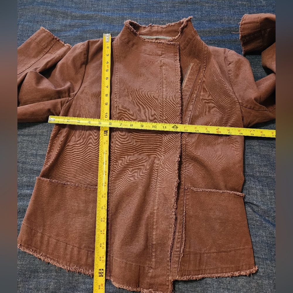 Sundance Chocolate Frayed Blazer - Picture 6 of 6